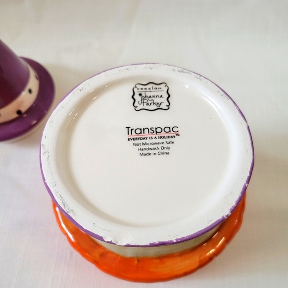 Johanna Parker Witch Candy Dish *New Vintage Inspired Halloween Canister - Picture 5 of 14